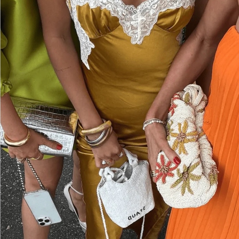 Resa Celine Dress in Gold - Picture 4 of 7